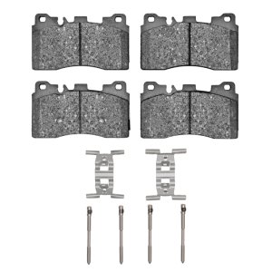 Mercedes-Benz SLS AMG Brake Pads - Rear - R1 Concepts - Semi Met Pads + Hardware Kit - `10-`16